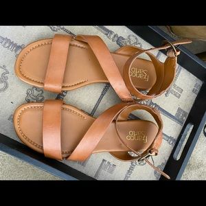 Franco Sarto ankle strap sandals